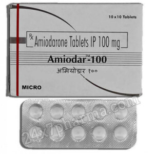 Amiodar 100mg Tablet 30'S