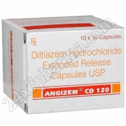 Angizem CD 120mg Capsule 20'S