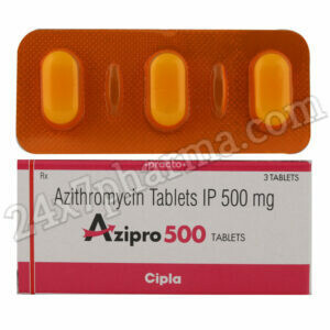Azipro Azithromycin 500 (100 Tablets)