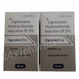 Cignoken 2 Lignocaine Hydrochloride Injection (10 Injections)