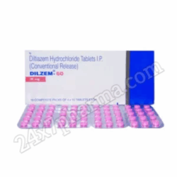 Dilzem 60mg Tablet 30'S