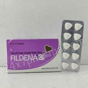 Fildena CT 100mg Sildenafil Citrate Tablet (100 Tablets)
