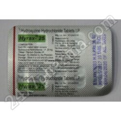 Hyrax 25mg Tablet 30'S