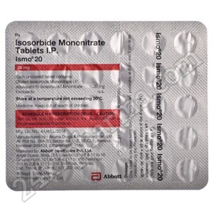 ISMO 20mg Tablet 30's