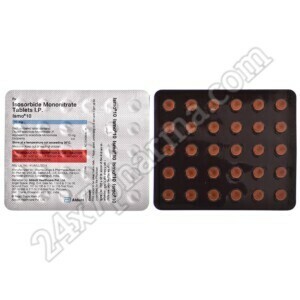 Ismo 10mg Tablet 30'S