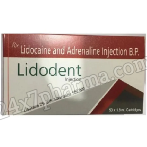 Lidodent Injection (Lignocaine & Adrenaline Injection) (10 Injections)