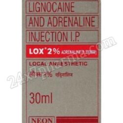 Lox 2 Lignocaine and Adrenaline Injection (10 Injections)