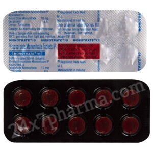 Monotrate 10mg Tablet 30'S