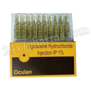 Oculan 1 Lignocaine Hydrochloride Injection (10 Injections)