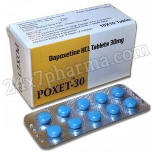 Poxet 30mg Dapoxetine HCL Tablet (100 Tablets)