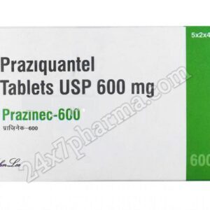 Prazinec Praziquantel 600mg Tablets (100 Tablets)