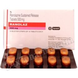 Ranolaz 500mg Tablet 10'S