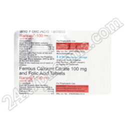 Raricap 100mg Tablet 20'S