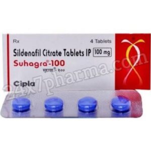 Suhagra 100 mg Sildenafil Citrate (60 tablets)
