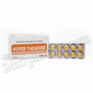 Super Tadarise Tadalafil & Dapoxetine Tablet (100 Tablets)