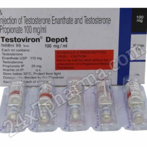 Testoviron Depto 100mg Testosterone Enanthate Injection (5 Ampoules)