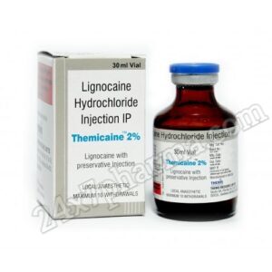 Themicaine 2 Lignocaine Hydrochloride Injection (10 Injections)