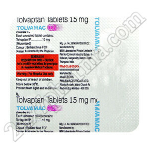 Tolvamac 15mg Tablet 4'S