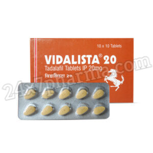 Vidalista 20mg Tadalafil Tablets (100 Tablets)b
