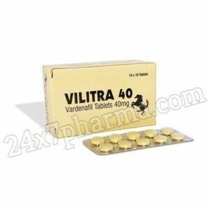 Vilitra 40mg Vardenafil Tablets (100 Tablets