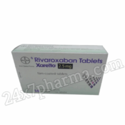 Xarelto 2.5mg Tablet 14's