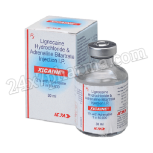 Xicaine Lignocaine Hydrochloride & Adrenaline Bitartrate Injection (10 Injections)