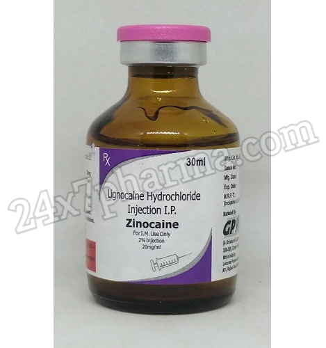 Zinocaine Lignocaine Hydrochloride Injection (10 Injections)