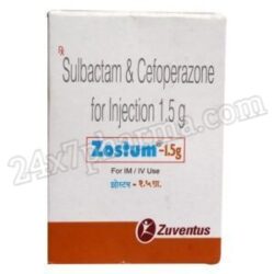 Zostum 1.5 G Sulbactam & Cefoperazone For Injection (3 Injections)
