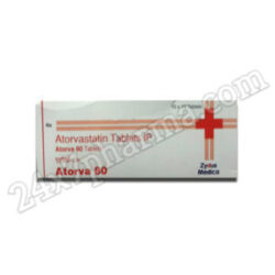 ATORVA 80mg Tablet 10's