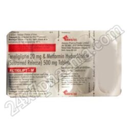 Actiglipt M 20/500mg Tablet 30’S