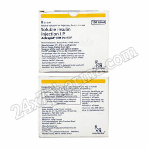 Actrapid HM Penfill Cartridge 1X3ml