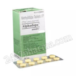 Alphadopa 250mg Tablet 30'S