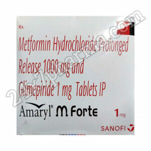 Amaryl M Forte 1mg Tablet 30'S