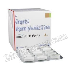 Amaryl M Forte 2mg Tablet 15'S