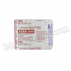 Azee 500mg Azithromycin (60 Tablets)