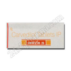 Cardivas 25mg Tablet 30's
