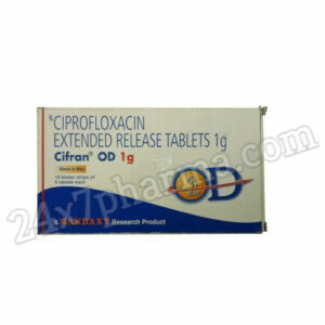Cifran OD 1gm Tablet 25's