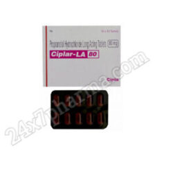 Ciplar LA 80mg Tablet 30'S