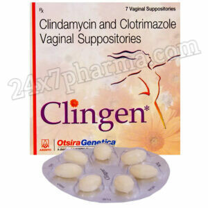 Clingen vaginal Suppository 7'S