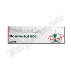 Combutol 800mg Tablet 10'S