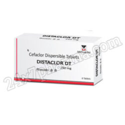 Distaclor DT 250mg Tablet 12's