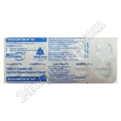 Diucontin K 40mg Tablet 30'S