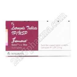 Femara 2.5mg Tablet 10'S