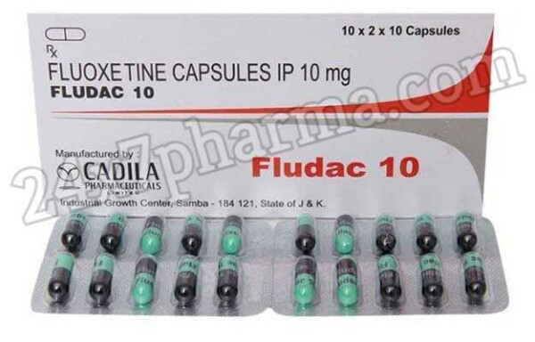 Fludac 10mg Fluoxetine Capsule (40 Capsules)
