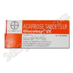 Glucobay 25mg Tablet 30's
