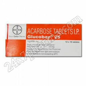 Glucobay 25mg Tablet 30's