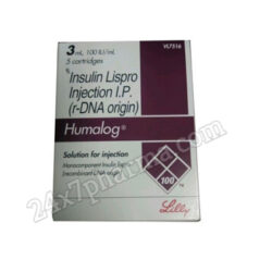 Humalog 100IU Cartridge 1X3ml