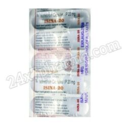 Isina 20mg Capsule 30'S