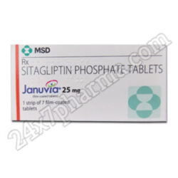 Januvia 25mg Tablet 7's