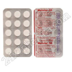 Metolar 50mg Tablet 30's